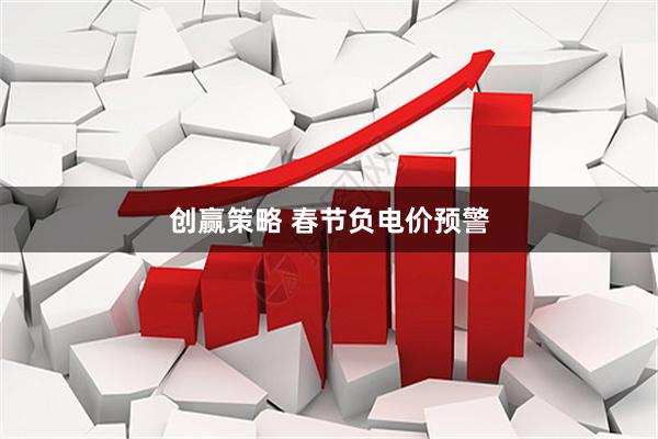 创赢策略 春节负电价预警